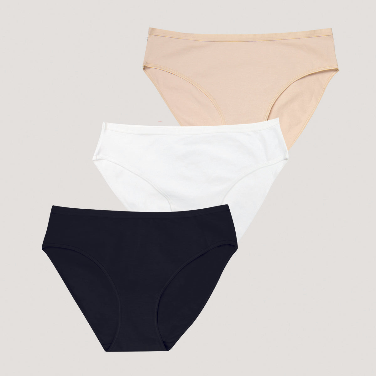 Lot de 3 culottes femme Ecopack Basic Athena