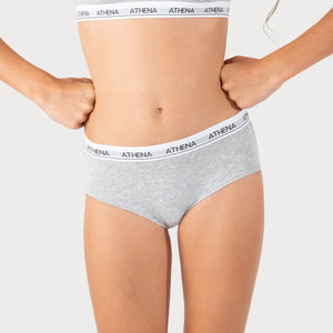 Sous-vêtements Fille Athena - Lot De 2 Slips En Coton Stretch Doux, Taille 6-16 Ans, Label OEKO-TEX